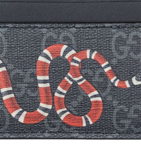 gucci kingsnake card holder fake|Gucci wallet snake original.